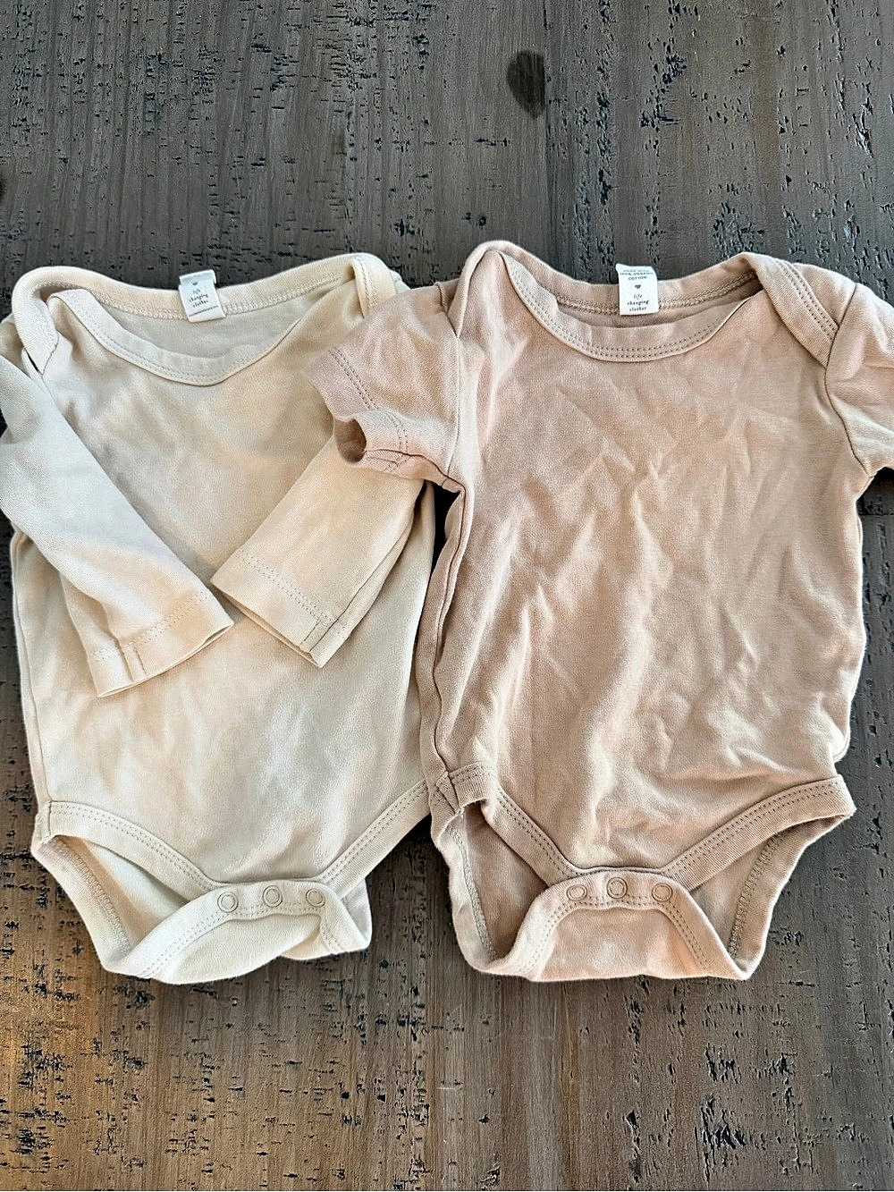 Colored Organics Classic Long Sleeve Bodysuit & Classic Short Sleeve Bodysuit -